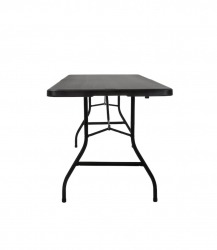 54D0B323 BE58 433C 82E9 00A4DC4662DE 616930388 8’ Black Folding Table