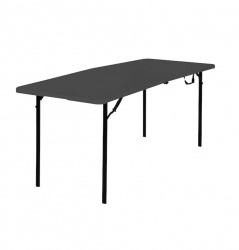 6’ Black Folding Table