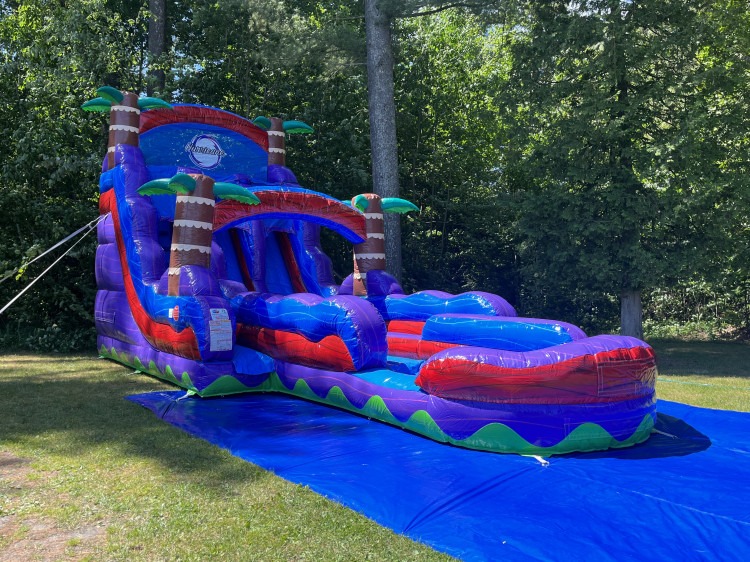 19' Tropical Hurricane Dual Lane Slide