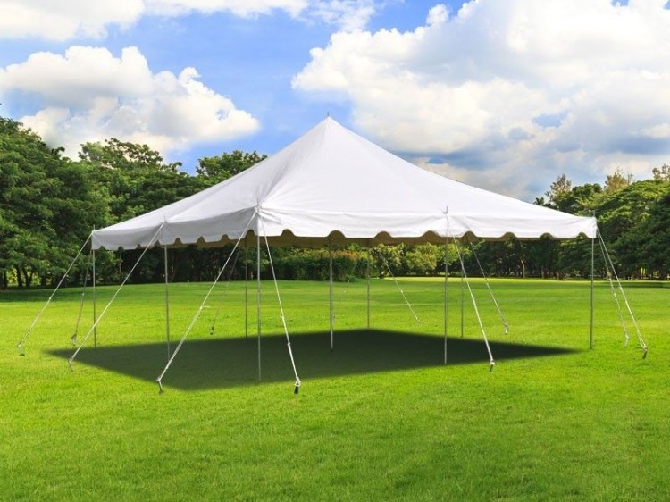 15' x 15' White Tent